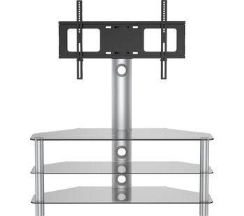 VIVANCO Brisa 1200 TV Stand with Bracket - Smoked