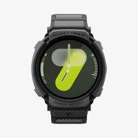 funda protectora spigen rugged armor pro para samsung watch 8 44mm negro
