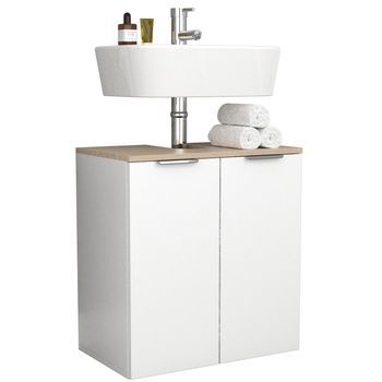 Gabinete De Baño De Madera Donali Puertas Giratorias
