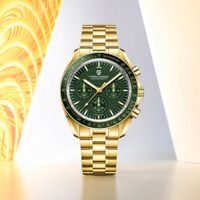 nuevo reloj pagani design v6 moon 2026 para hombre reloj de cuarzo de lujo dorado cronografo deportivo de alta velocidad vk63 cristal de zafiro ar resistente al agua luminoso regalo