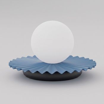 Lámpara de mesa drino azul