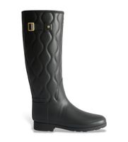 hunter para mujer frw0015252 botas original refined tall negro 39 plano ninguno casual