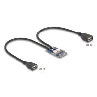 adaptador mini pci express delock 64346 2x usb 20 full profile