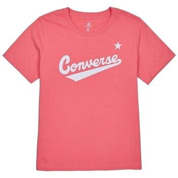 Converse Camiseta Scripted Wordmark Tee para mujer
