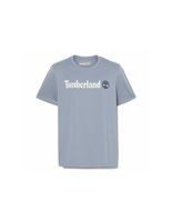 camiseta timberland kennebec river linear logo short sleeve gris hombre