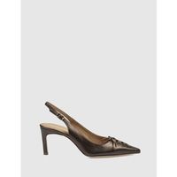 pedro miralles zapatos de tacon salon destalonado 18752 marron para mujer