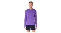 maillot de manga larga asics road seamless violet  hombre