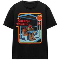 steven rhodes camiseta satan is waitin para hombre