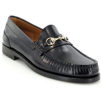Atlanta Mocassin Mocasines Mocasines Sarah en piel con hebilla para mujer