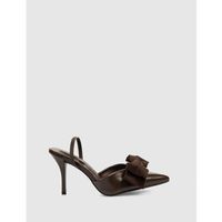 kamome trends zapatos de tacon salon abas marron para mujer