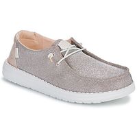 heydude zapatos wendy metallic sparkle para mujer