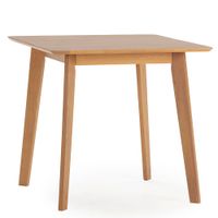 mesa de comerdor 80x80 cm color roble