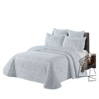 colcha estampado y funda de cojin en microfibra para cama 90105135150