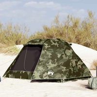 tienda de pesca - equipamiento de camping - poliester - camuflaje 312x216x114cm