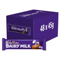 cadbury dairy milk - 48 x 45g