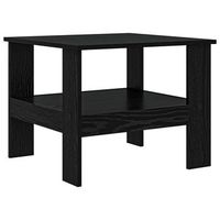 mesa de cafe roble negro 57 x 55 x 45 cm madera de ingenieria vidaxl