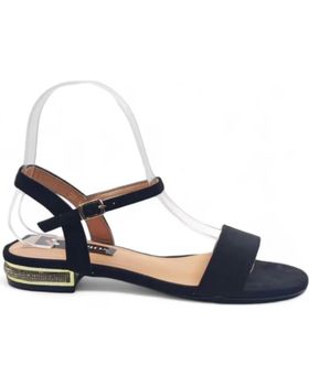 de TIMBOS SANDALIA TACON BAJO FIESTA MUJER 129583 NEGRO