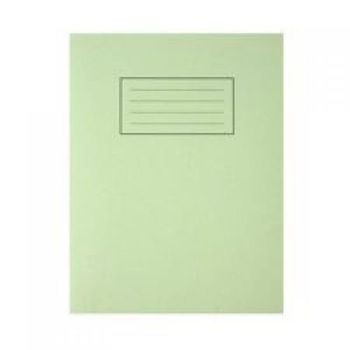 Silvine 9x7 Exercise Book Ruled Green PK10