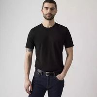levis tops y camisetas 005gx original tee-0014 mineral black para hombre