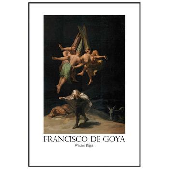 Panorama Cuadro Enmarcado Francisco De Goya 50x70 Cm