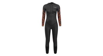 Traje de neopreno orca vitalis  p breast stroke  p para mujer negro   naranja