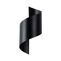 aplique de pared niri negro