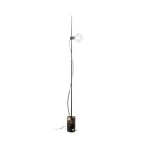 lampara de pie negra l 130 x h 1805 mm