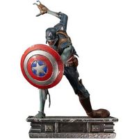 figura art scale marvel what if capitan america zombie