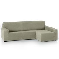 funda de sofa chaise longue elastica strada brazo derecho largo gris claro funda para sofa chaise longue elastica