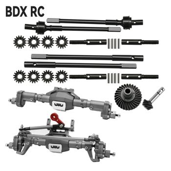 BDXRC SCX10 II eje de Portal de aluminio y Metal eje de transmisión interno juego de engranajes de rodamiento accesorios de repuesto de acero endurecido