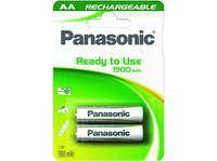 pilas aa recargables - panasonic p 6 1900 mah evolta recargables 2 uds