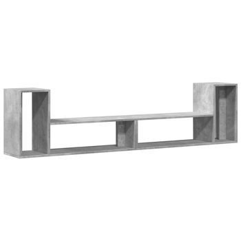 Muebles De Tv 2 Uds Madera Ingeniería Gris Hormigón 100x30x50cm Vidaxl