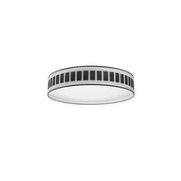 plafon 96w ivanna blanco-madera negra 7488lm 3000k4000k6500k 14x60x60 cm
