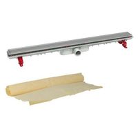 nicoll canal de ducha reversible de acero inoxidable 890mm  tapete - sicanatfh90r