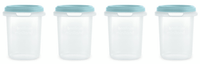miniland set de 4 hermeticos ocean 250 ml