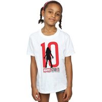 marvel camiseta 10 years para nina
