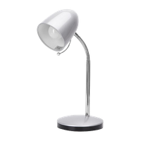 aigostar lampara de escritorio retro de metal flexo escritorio sin bombilla lampara de mesa compatible con led bombillas modelo e27 max 240v lampara lectura para leer trabajar estudiar plata