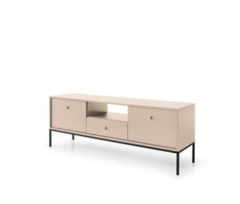 Mueble de tv mono 154x39x56 beige