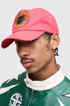 Gorra Con Bordado Universitario, Rojo