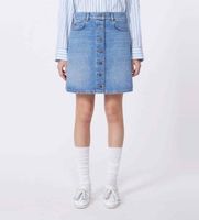 weekend max mara para mujer 2615101061600 falda natale denim azul 38 casual algodon