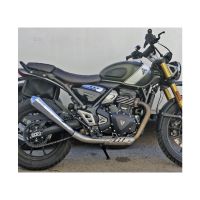 silenciador de escape triumph scrambler 400 x mass cafe racer