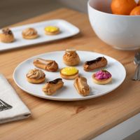 plato para tartas de 30 cm porcelana blanco