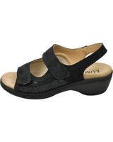 de lumel sandalia para plantillas podologicas mujer 120-8912 m black 108-0068