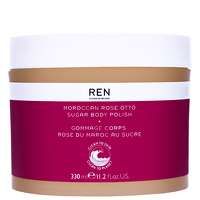 ren clean skincare body moroccan rose otto sugar body polish 330ml  112 floz