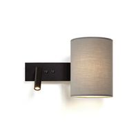 aplique de pared con lector led torso l 3w