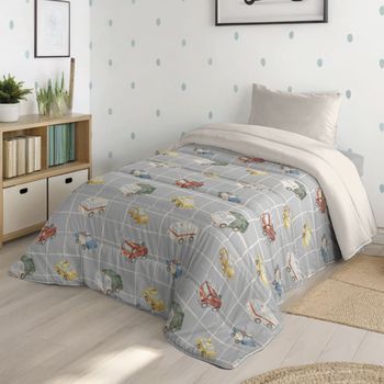 Naturals - Edredón Nórdico Estampado - Cama 90 - Microfibra - 300 Gramos - Cars