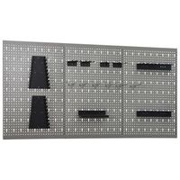 tableros de clavijas para pared 3 unidades acero 40x58 cm vidaxl