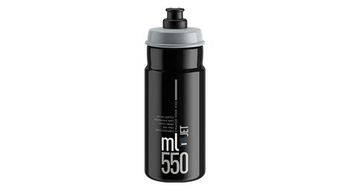 Bidon elite jet 550 ml negro gris logo