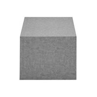 mesa de centro de marmol amiri l - 95 x 50 cm gris