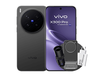vivo Bundle X300 Pro, Phantom Black, 512 GB, 16 GB RAM, 6.78 